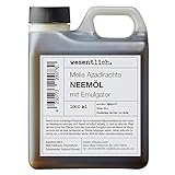 Neemöl mit Emulgator 1000ml - fertig gemischt für sofortige Anwendung von wesentlich.