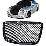 Carparts-Online 19988 Sport KühlergrillWabendesign Schwarz Glanz