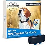 Tractive GPS Tracker für Hunde. Empfohlen von Martin Rütter. Live-Ortung. Unbegrenzte Reichweite. Passt auf alle Halsbänder (Dunkelblau)