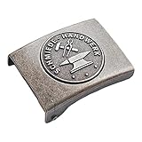 GravurManufakturBerlin Koppelschnalle Schmied Schmiede-Handwerk Zunftzeichen Meister, Meisterschüler, Geselle, Lehrling, Alt-Meister Koppelschloss (Vintage)