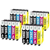 GREENSKY 29 XL Kompatibel für Epson XP 352 Tintenpatronen für Epson 29XL Patronen für XP 342 druckerpatronen Expression Home XP-332 XP-442 XP-445 XP-235 XP-245 XP-255 XP-335 XP-432（20er-Pack）