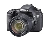 Canon EOS 7D SLR-Digitalkamera (18 MP, 7,6cm (3 Zoll) LCD-Display, Live-View, Full-HD Movie, Kit inkl. EF-S 15-85mm 1:3,5-5, 6 IS USM, Objektivdeckel E-72U) schwarz
