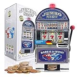 GOODS+GADGETS Einarmiger Bandit - Geldspiel-Automat Slot Machine Glücksspiel-Automat mit Casino Sound & Lichteffekten (Einarmiger Bandit)