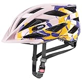 uvex air Wing - Leichter Fahrradhelm für Damen und Herren - individuelle Größenanpassung - Powder-Liquids - 52-57 cm