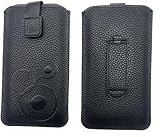 Handy Tasche schwarz für Nokia 230 Dual SIM/Nokia 105 (2023) / Nokia 110 4G (2023) / Nokia 3210 4G - Schutz Hülle Gürtel Etui Case Gürteltasche