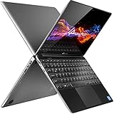 LincPlus P1 Notebook 13,3 Zoll 1080P Full HD Laptop, Intel Celeron N4020 4GB RAM 64GB eMMC Aluminium Netbook QWERTZ Tastaturlayout, Windows 10 S