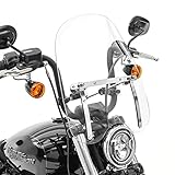 Windschild CW1 Kompatibel für Yamaha XV 1100/125/ 250/535/ 750 Virago, XV 950/ R klar