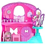 GALUPY Unicorn Mariposa House - Spielset mit Einhorn Figur & Haus mit spezieller Aufzugsfunktion & Zubehör - Einhorn Spielzeug