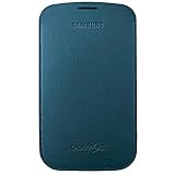 Samsung Original Tasche in Lederoptik EFC-1G6LBECSTD (kompatibel mit Galaxy S3 / S3 LTE) in navy