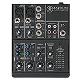 Mackie 402VLZ4 analoges 4-Kanal-Kompaktmischpult mit legendären Onyx Mikrofonvorverstärkern