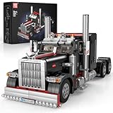 Mould King 10037 Technik Amerikanischer Truck Bausatz – 1797 Teile LKW Modell Klemmbausteine für Erwachsene/Sammler – Kreatives Geschenk ab 14 Jahren