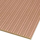 WITTKOWARE Elektronik Lochkettenplatine (3er-Kette), Kupferauflage 35µm, Rastermaß 2,54mm, Maße 100x50x1,5mm