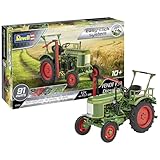 Revell Modellbausatz Fendt F20 Dieselroß I Maßstab 1:24 I Detailgetreue Nachbildung des Bulldog I Grüne Farbe I 11,7 cm I Perfekt für Traktor-Liebhaber und Modellbauer