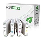 Kineco 4 Patronen für Epson Workforce WF-6090 WF-6590 Kompatibel