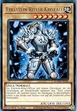 Edelstein-Ritter Kristall - BLMM-DE100 - Ultra Rare - 1. Auflage - Deutsch - Yugioh - Battles of Legend: Monster Mayhem - mit RC-Fieldcenter