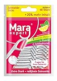 Zahnseide Sticks von MARA EXPERT | 48x Reinigung Zahnzwischenäume |FLUORID, CHLORHEXIDINE BESCHICHTUNG - LEMON MINT - ULTRA GLIDE