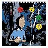 Wandkalender Tim und Struppi 2024.