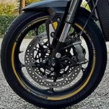 labelbike - Aufkleber Streifen Motorrad Felgen Räder 17 Schutz Kit kompatibel mit Triumph Street Triple 765 RS