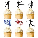 Blumomon 30 Stück Handball Cupcake Topper Handball Tortenaufsatz Sport Kuchen Dekoration für Handball Party Dekoration Sport Party Dekoration