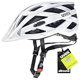 uvex i-vo cc - Leichter Allround-Helm für Damen und Herren - individuelle Größenanpassung - White matt - 52-57 cm