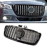 dnofowl Auto-Frontgrill, Kühlergrill, Stoßstange, Styling-Gitter-Zubehör, für Mercedes-Benz Sprinter Sprint W907 2018-2024