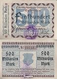 Prophila Collection Geldschein Traunstein Inflationsgeld Sparkassa Traunstein gebraucht (III) 1923 500 Milliarden Mark (Banknoten für Sammler - kein Zahlungsmittel)