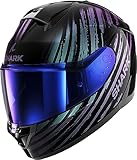 SHARK, Integraler Motorradhelm RIDILL 2 ASSYA Black/Blue/Purple KXK, L