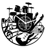 Instant Karma Clocks | Wanduhr | Gitarre | Musikinstrumente | Musiker | Musikliebhaber | Schlagzeug | Rock Metal Punk