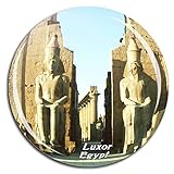 Weekino Luxor Tempel Ägypten Kühlschrankmagnet 3D Kristallglas Tourist City Travel Souvenir Collection Geschenk Starke Kühlschrank Aufkleber