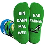 WAMIOKAGRO Fahrrad Geschenke für Männer Frauen, Fahrrad Zubehör, Lustige Socken, Männergeschenke Weihnachtsgeschenke für Männer Frauen Teenager Jungen Mädchen Kinder zu Geburtstag Weihnachten