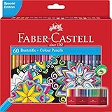 Faber-Castell 111260 - Buntstift Castle, 60er Kartonetui
