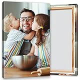Ihr Foto auf Leinwand 20x30 cm SOFORT ONLINE Upload Ihr eigenes Bild auf Leinwand mit Holzrahmen - Wandbild mit Wunschmotiv - Persönliches Kunstdruck