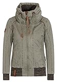 Naketano Female Jacket Wonderwaffel nein nein nein II Desert Green, XS