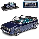 Volkwagen Golf I Cabrio Coast Purple Blau Metallic 1979-1993 1/18 Norev Modell Auto