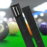 Queue Tasche,Snooker Pool Billard Queue Tasche Koffer Köcher, Nylon Pool Queue Billard Stick Lagerung Tragetasche 1/2 3/4 Größe schwarz(1/2 Art)