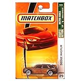 Matchbox Metro Rides Dodge Magnum Grau mit Holz, Maßstab 1:64