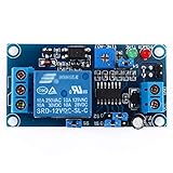 Zeitverzögerung Relais Modul für DC 12V Verzögerung Ein/Ausschalten Schaltmoduls mit Timer