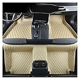 Autoteppich Auto-Fußmatten Für Peugeot 307 CC 307 Sw 308 CC 308 Sw 301 407 408 508 607 3008 4008 Auto Spezielles Design Automatten (Color : Beige)