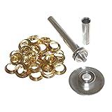 63-teilges Ösenset mit Amboss & Locheisen Planenösen LKW Anhänger Plane Öse Schlagösen Ösenstanze Neu Old-Harvest