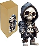 Byffoer skelettfiguren klein skelettfiguren skelett skelett deko gothic deko home schreibtisch sammelstatue