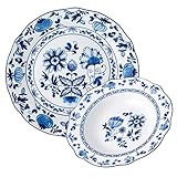 Tafelservice 12-tlg. Zwiebelmuster HTI living