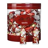 Lindt Schokolade | Mini Santa Milch Box | 700g | 66 Mini Weihnachtsmänner aus feinster Vollmilch-Schokolade | festliche Schokoladenfiguren zum Teilen, Verschenken & für den Nikolausstiefel
