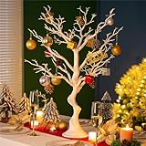 Sziqiqi Weiß Deko Baum Osterbaum: 75cm Hoch Dekobaum für Weihnachten Halloween Groß Künstlicher Baum für Hochzeit Wunsch Geburtstag Weißer Dekozweige für Tisch Decoration Outdoor