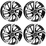 4x Autec Felgen RIXON 8.0x18 ET32,5 5x112 Schwarz poliert kompatibel mit Audi S4 Q7 A4 A8 A6 A5 Q5 S5