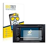BROTECT Entspiegelungs-Schutzfolie für Volkswagen Touareg 2009 RNS 510 6.5" (2 Stück) Matte Displayschutz-Folie, Anti-Reflex, Anti-Fingerprint
