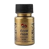 Ideen mit Herz Royal Flash, Acryl-Farbe, metallic, mit feinsten Glitzerpartikeln, 50 ml (bronze/gold)
