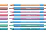 Schneider 152289 Slider Edge Pastell XB Kugelschreiber (Dreikant-Stifte mit Strichbreite XB) 8 Stück sortiert