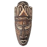 Woru Maske Jano bemalt, wahlweise in 20 cm, 50 cm oder 100 cm, Holz-Maske aus Bali, Wandmaske, Afrikanische Dekoration (ca. 20 cm)
