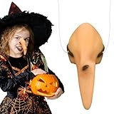 YUYWWAN Halloween Hexennase, Witch Accessories Falsche Nase, Hexen Nase mit Elastischer Kordel, Latex Hexe Zubehör Hexennase für Kinder Erwachsene Halloween Hexe Cosplay Party Anziehzubehör (1pc)