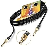 SOMMER CABLE 5m Patch- Adapterkabel 6,3mm / 3,5mm Mini-Klinke Stecker Auf 6,3mm / 3,5mm Klinke HICON HI-J3563S 3-pol Goblin Stereo | GOHM-0500-SW (schwarz)